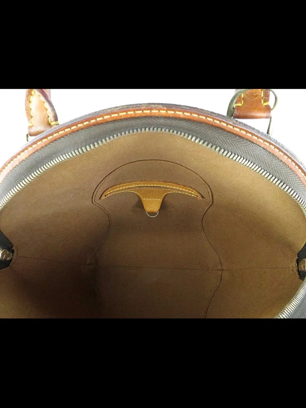 Louis Vuitton Monogram Ellipse Satchel in Brown and Tan